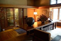 745 Living Room from the Francis W. Little House 2 - Frank Lloyd Wright 1912-15 - American Wing New York Metropolitan Museum of Art